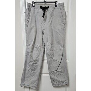 Gramicci Pants Men's 36 (35x31) Gray Lined Ankle Toggle 6 Pocket Hiking Belted